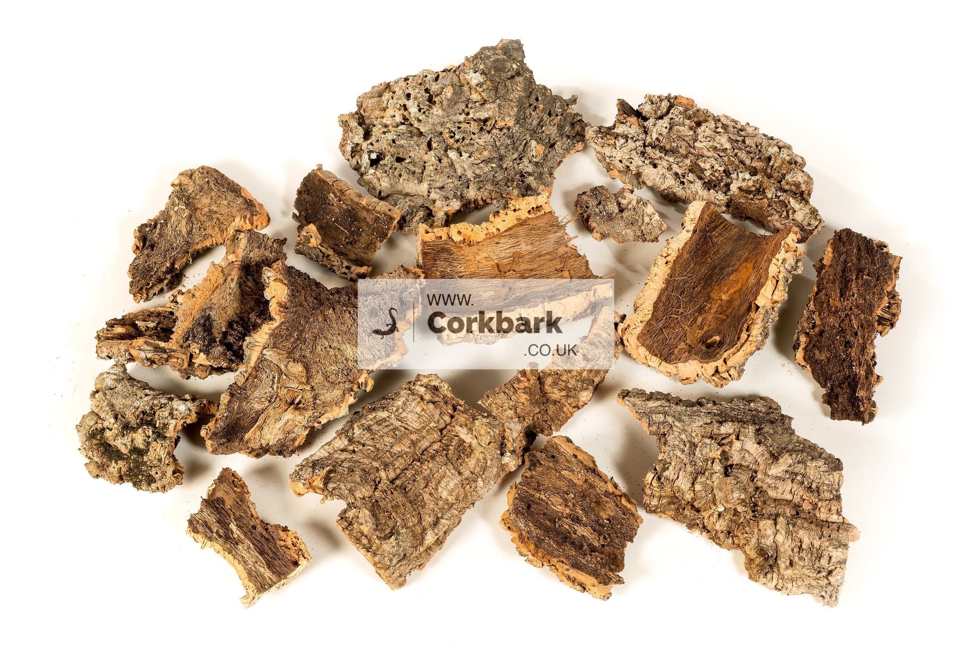 6KG Mixed Bulk Cork Bark Box (2Kg Tubes, 2KG Flats, 2KG Branches) - Corkbark UK