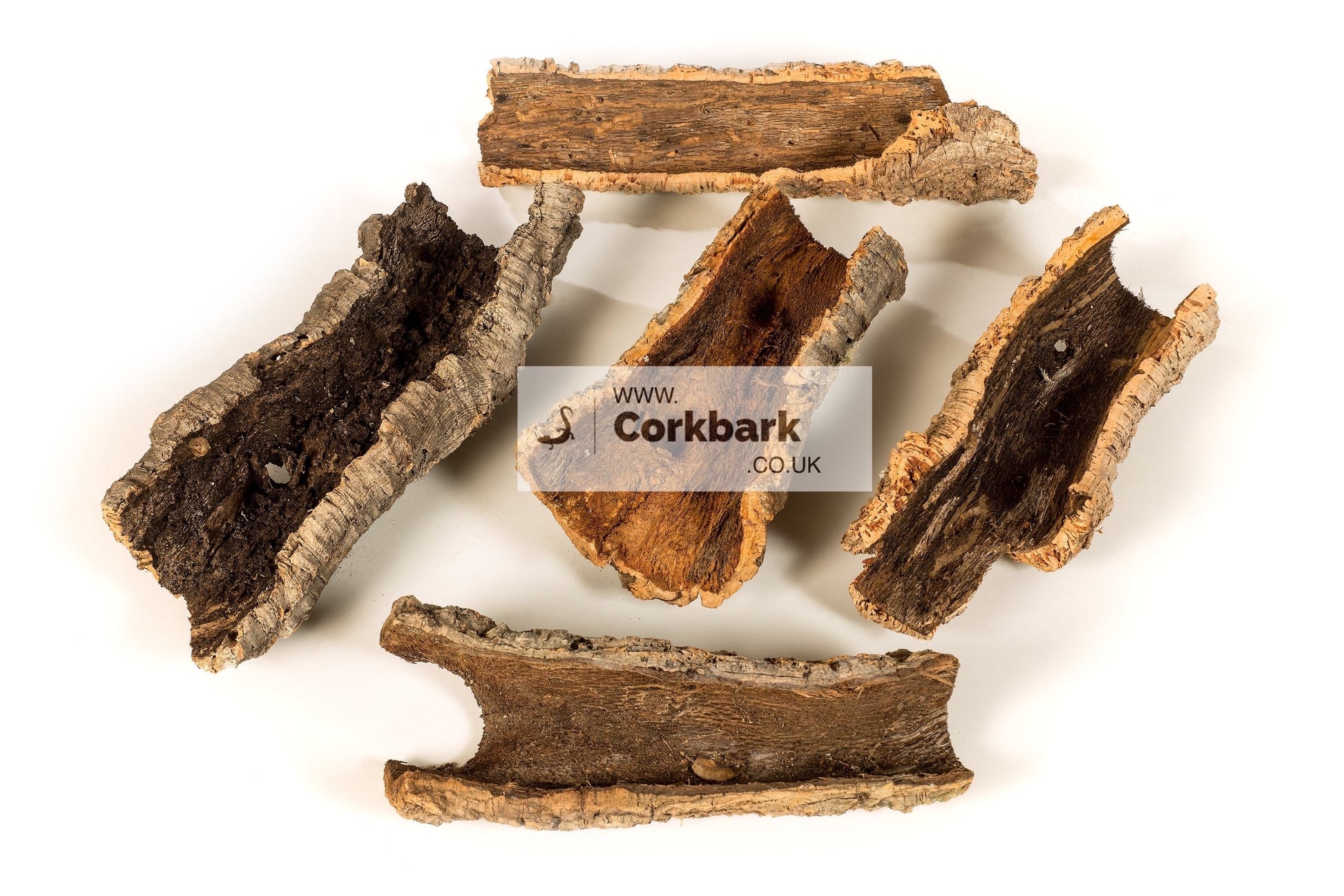 3KG Mixed Bulk Cork Bark Box (1Kg Tubes, 1KG Flats, 1KG Branches) - Corkbark UK