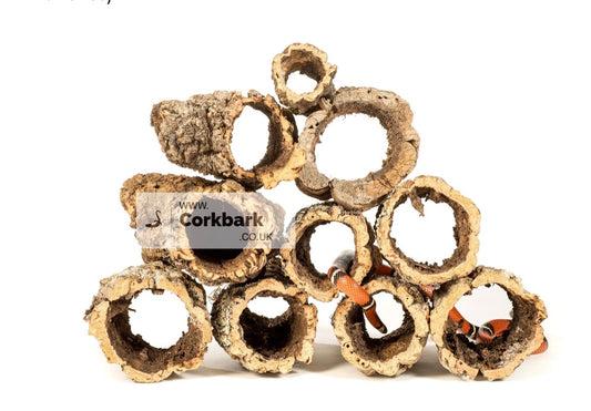 6KG Mixed Bulk Cork Bark Box (2Kg Tubes, 2KG Flats, 2KG Branches) - Corkbark UK