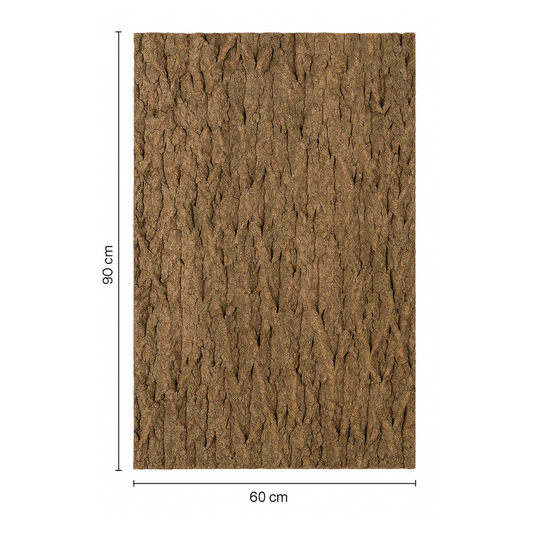 Cork Bark Panel 60cm x 90cm - Corkbark UK