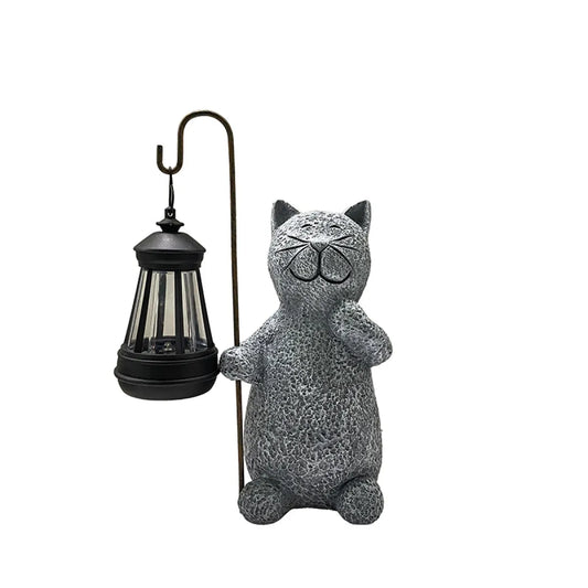 Pastoral Kitten Solar Light