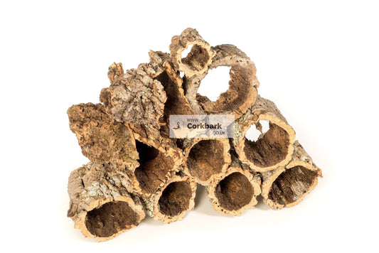 5KG Mixed Bulk Box Cork Bark Tubes - Corkbark UK